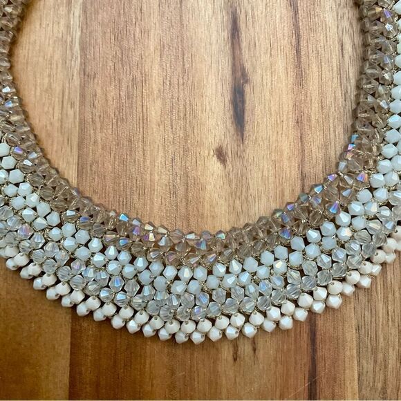 RUSH by Denis and Charles | Beaded Collar Necklace | 16” Length - Picture 2 of 4